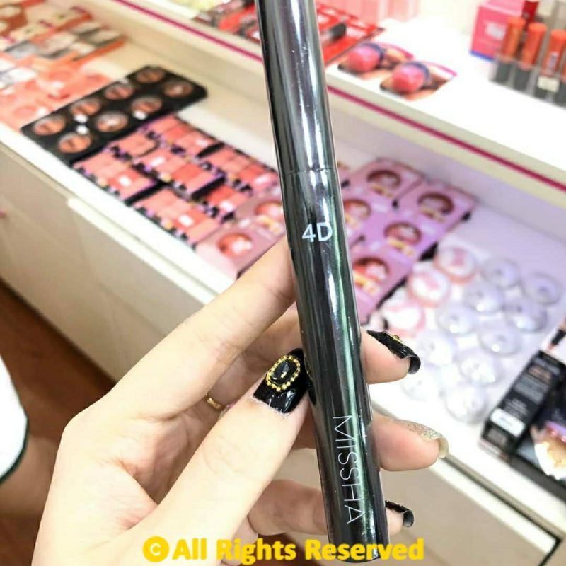 (GRAB / NOWSHIP) (DATE 16-08-2022) Mascara Làm Dày Mi Không Lem Missha 4D Mascara