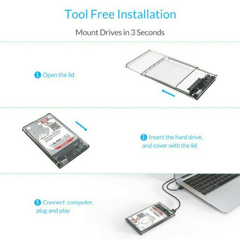 Hộp Đựng Ổ Cứng Orico 2.5 "Hdd Ssd 2139u3 | BigBuy360 - bigbuy360.vn