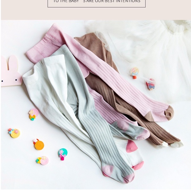 Quần tất chất liệu cotton thời trang cho bé