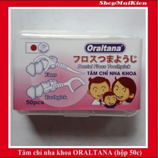 Tăm chỉ nha khoa Oraltana 50 cái combo 20 hộp