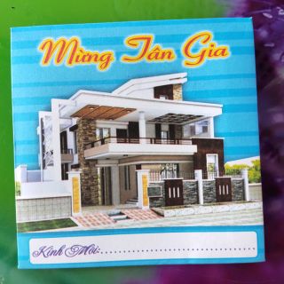 Thiệp tân gia viết tay 2.5k