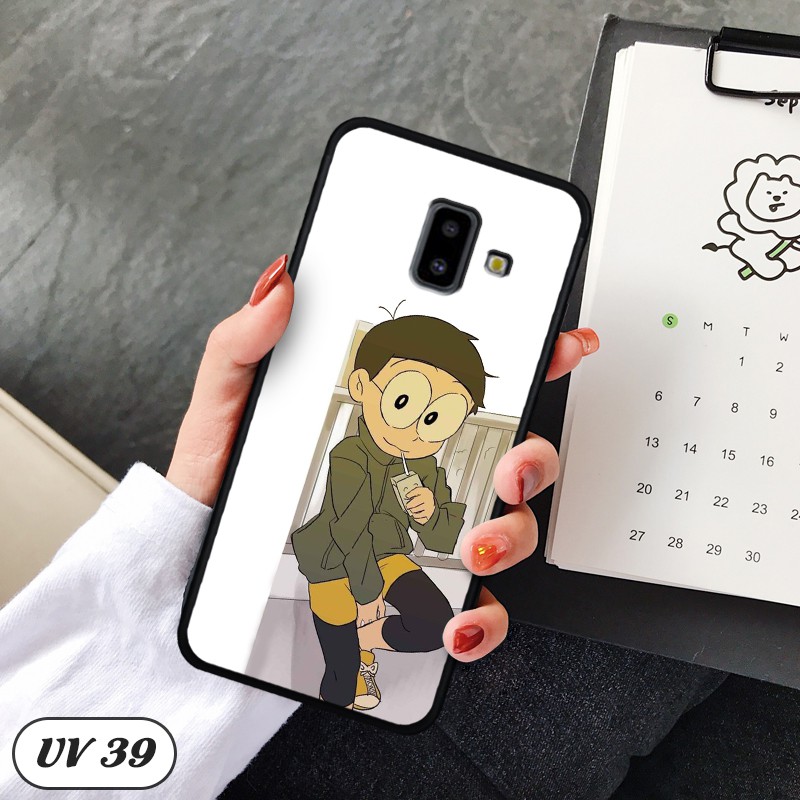 Ốp lưng nhám viền dẻo Samsung Galaxy J6 Plus in hình