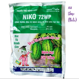 💎 thuốc trừ bệnh cây niko 72wp - gói 100gr💖