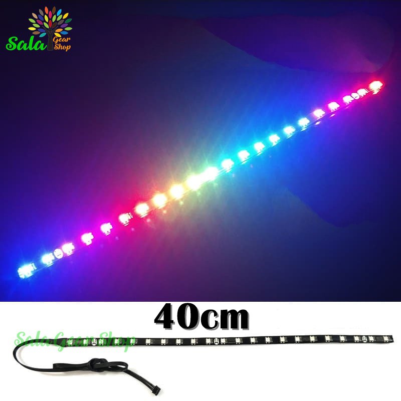 Dây Led Coolmoon RGB gắn hud Đồng bộ led qua hud coolmoon dài 40cm