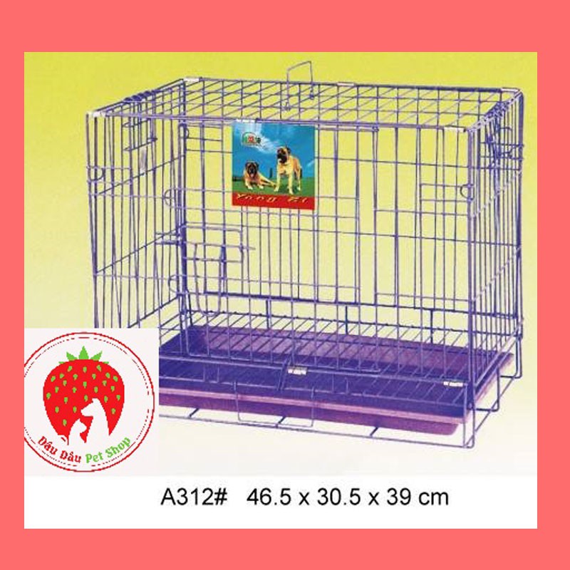 [ Bán sỉ ] LỒNG SƠN TĨNH ĐIỆN GẬP GỌN NAN DÀY CHO CHÓ MÈO