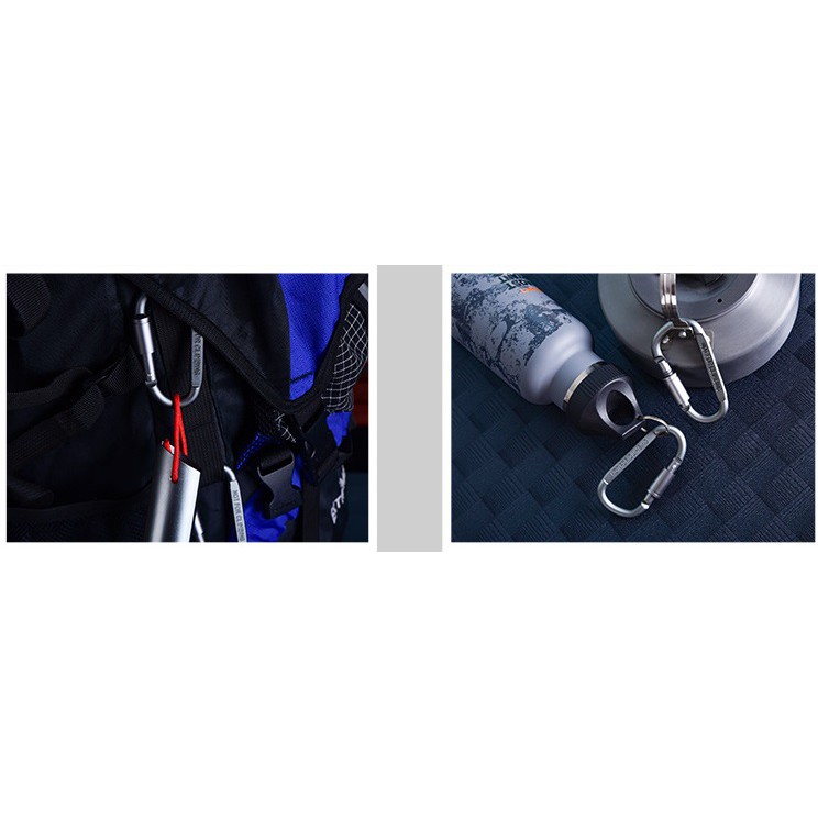 ❤️ HOTSALE ❤️ Móc Khóa Nhôm Đa Năng Treo Đồ Đi Phượt CARABINER (CHỌN MÀU)