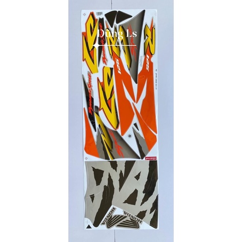 Tem dán xe honda Ls 125, Tem LS 125 đời 2001 Thailand