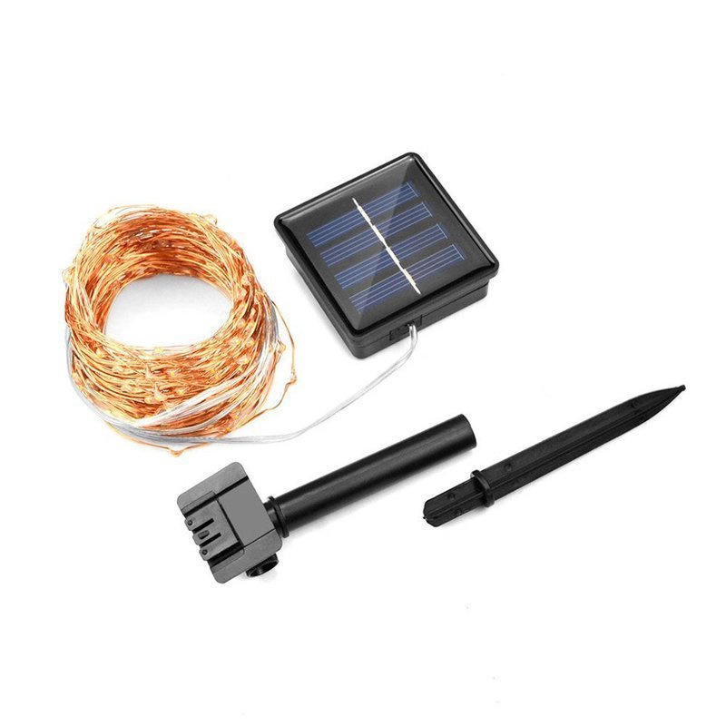 Dây Đèn Led 7M 12M 22M Sử Dụng Năng Lượng Mặt Trời Chống Thấm Nước