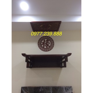 bàn thờ treo gỗ sồi nga 81cm