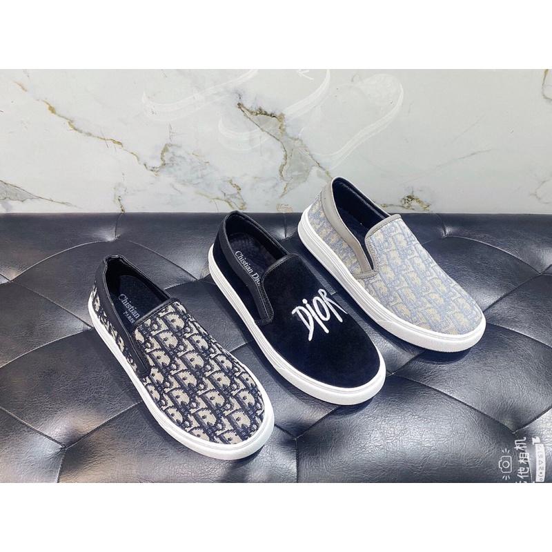 giầy lười dior , giày da slip on Dior dành cho nam phong cách trẻ trung năng động