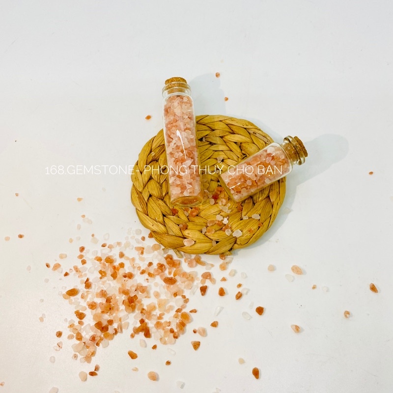 Lọ Muối Hồng HIMALAYA (Pink Salt) Thanh Tẩy Năng Lượng