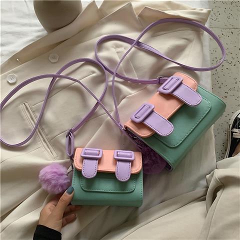 Fashionable Macaron color mini cross-legged women's bag | BigBuy360 - bigbuy360.vn