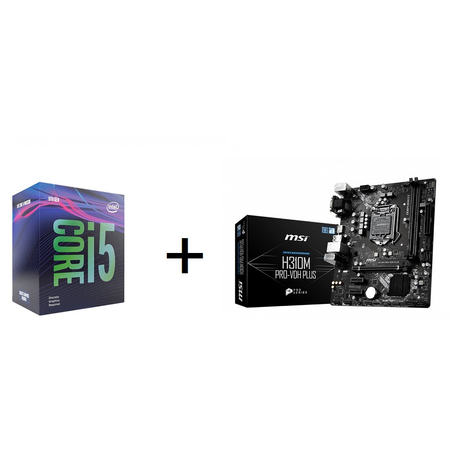 Combo CPU I5 9400F Box Nhập + Main H310M Pro-Vdh Plus