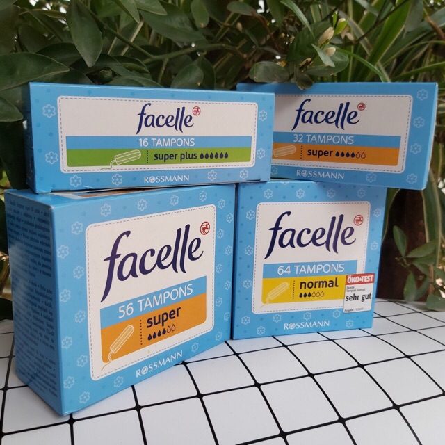 ĐỦ BILL🇩🇪#Tampon Facelle Đức- ĐỦ SIZE