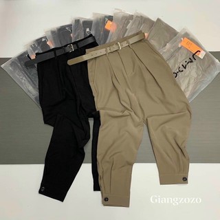 Quần bom nữ cúc cài gấu, có đai