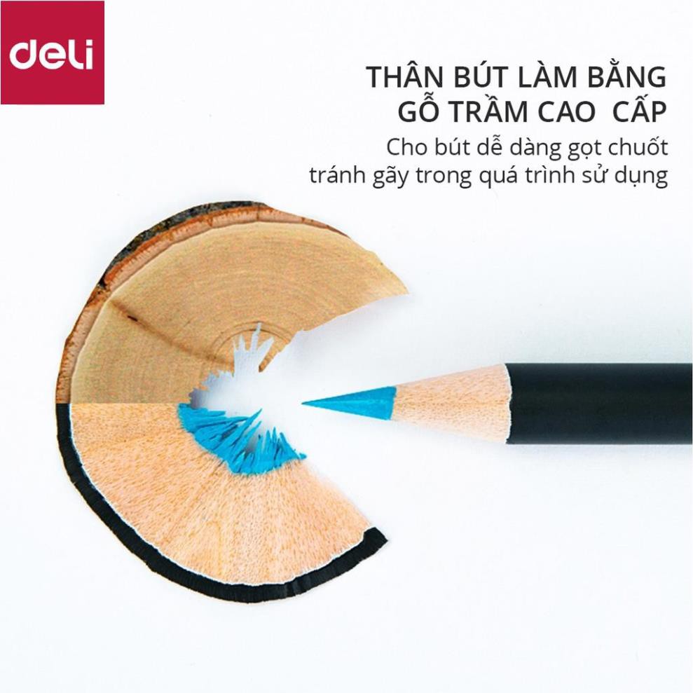 Bút chì màu cao cấp Deli dạng cốc - 24 màu/36 màu/72 màu - 68100/68101/68114 [Deli]