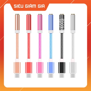 Jack chuyển đổi type-c ra aux 3.5mm nano tech 2077⭐?????? đầu chuyển type c to 3.5