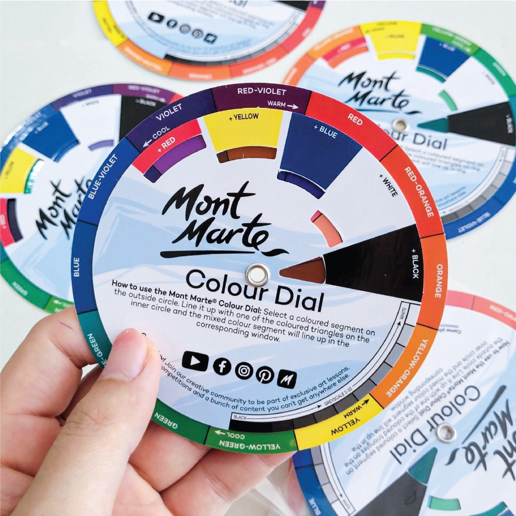 Bảng hướng dẫn pha màu MONT MARTE Mini