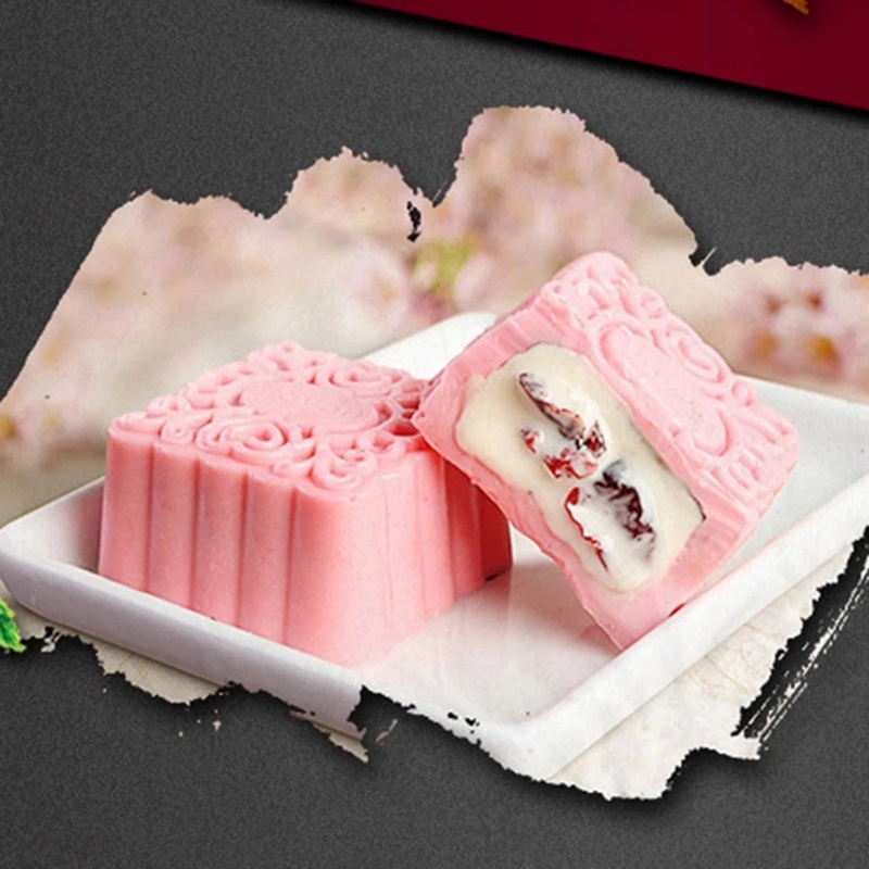 Khuôn Làm Bánh Trung Thu / Bánh Trung Thu Hình Vuông 50g DIY