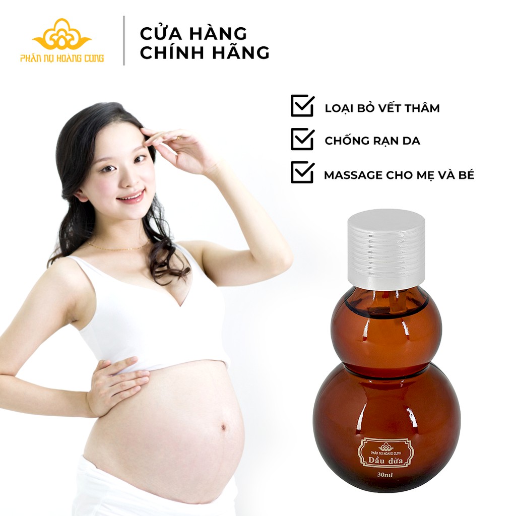 [Mã BMBAU50 giảm 7% đơn 99K] Dầu Dừa Nguyên Chất (30ml / 100ml) - Phấn Nụ Hoàng Cung