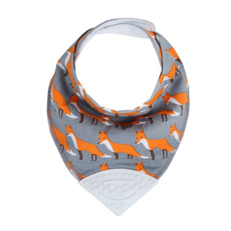 Yếm đeo cổ in hình dễ thương cho em bé