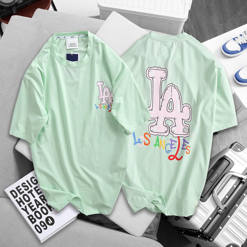 Áo thun cổ tròn MLB in NY mẫu mới 2022 4 màu  thun cotton 4 chiều có big size DCXK0029 - DECE