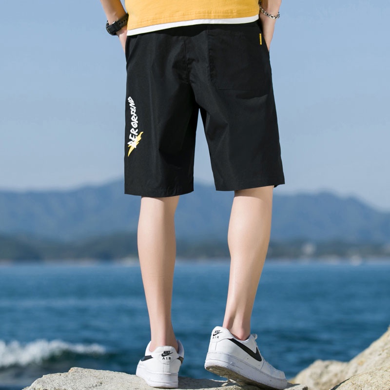 Quần Short Thể Thao Ống Rộng Thời Trang Hàn Quốc Dành Cho Nam