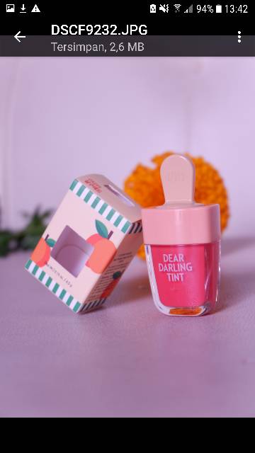 (hàng Mới Về) Gel Nhuộm Màu Môi Dear Darling Tint Tint Hình Que Kem Độc Đáo