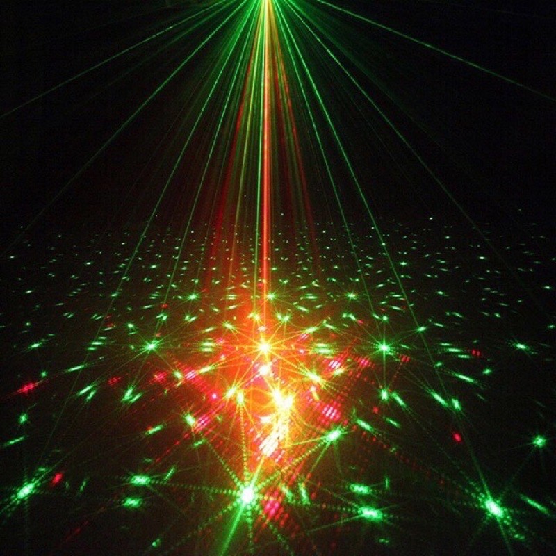 Đèn Laser Hoa mini cảm biến theo nhạc | Có remote điều khiển từ xa| Đèn Laser Sân khấu| Vũ trường| Bay phòng| Karaoke