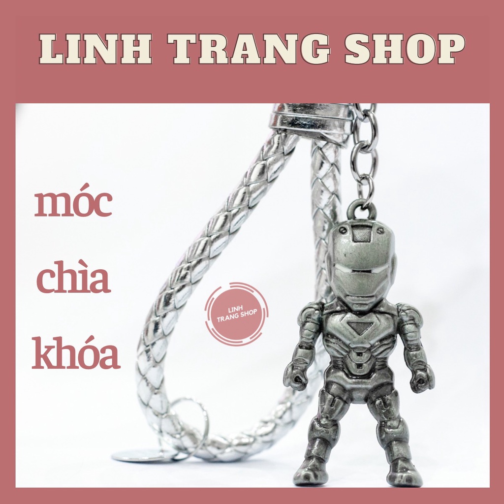 Móc chìa Khoá Hình Người Sắt, Móc Khoá Keychain Người Sắt Cá Tính