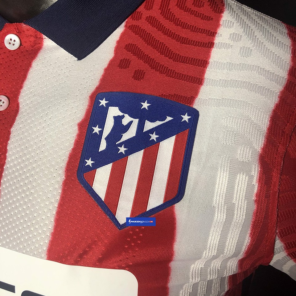 Áo đấu Atletico Madrid sân nhà 2020-2021 đỏ sọc trắng, áo Atletico đỏ sọc trắng sân nhà 2020-2021 SF