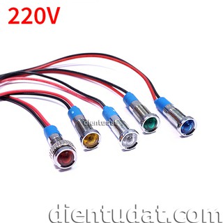 Đèn Báo 6mm Chống Nước 220V