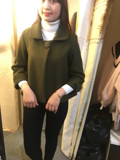 Áo dạ ngắn tay lỡ