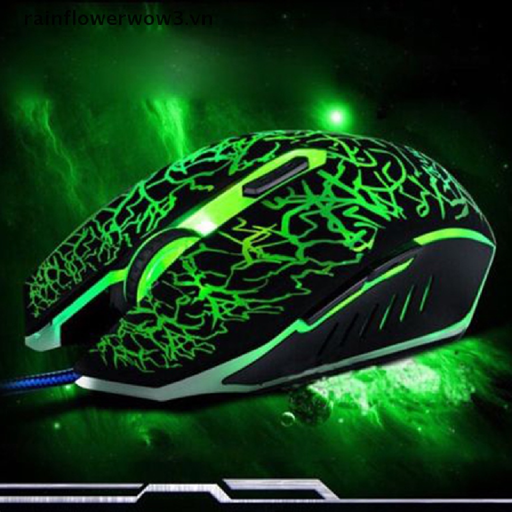 Chuột Gaming 4000 DPI 6 LED, TíCh HợP ĐèN LED