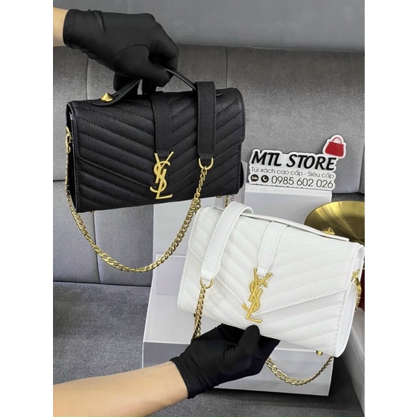 TÚI Y S L FLAPBAG DÁNG BÌ THƯ