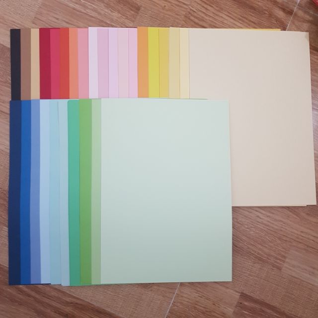 Combo giấy mỹ thuật a4