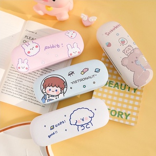 Hộp đựng kính cao cấp chất liệu da pu cute hàn quốc - ngẫu nhiên