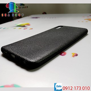 Ốp lưng Vivo Y91 Vân da tự nhiên - Nhựa dẻo - chống trơn trượt - Siêu bền - Case Vivo Y91