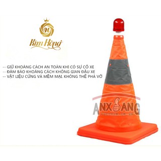 Cọc Tiêu Giao Thông Gấp Phản Quang 30 CM