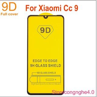 Kính Cường lực 9D Full Màn Xiaomi Mi Cc 9