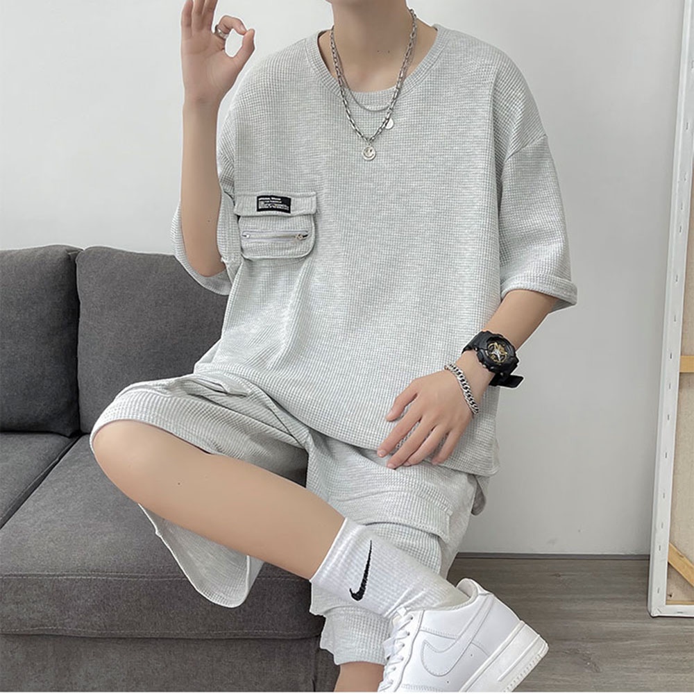 Bộ Đồ Túi Hộp Nam Mùa Hè Form Rộng ZENKODLMEN - SET NAM 001