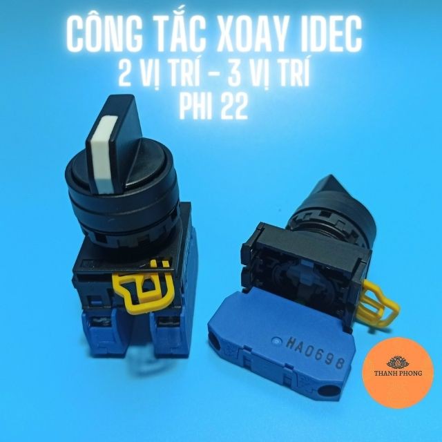 Công Tắc Xoay Idec 3 vị trí 2 vị trí phi 22