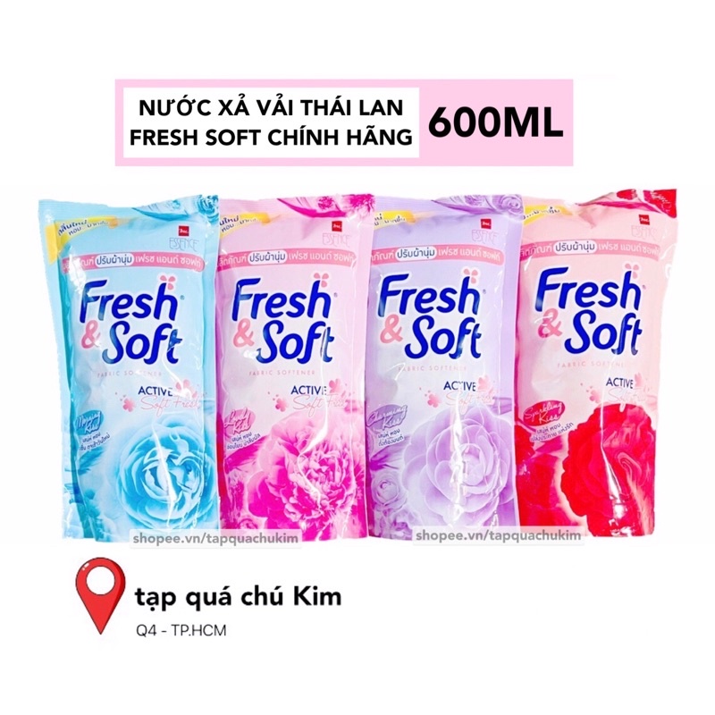 Nước xả FRESH SOFT Thái Lan 600ML (thơm hơn Comfort) - tapquachukim