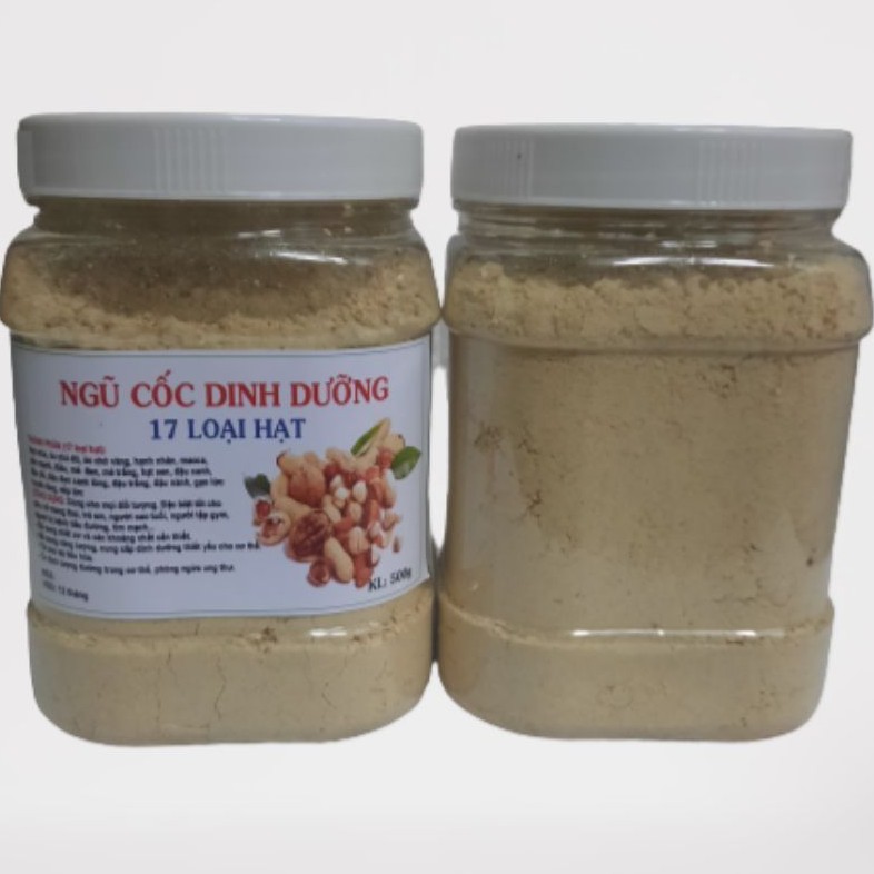 500gram Bột ngũ cốc dinh dưỡng 17 loại hạt (dùng tăng cân, lợi sữa) | BigBuy360 - bigbuy360.vn
