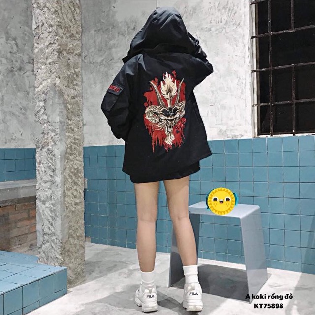 Áo khoác kaki rồng đỏ - KT