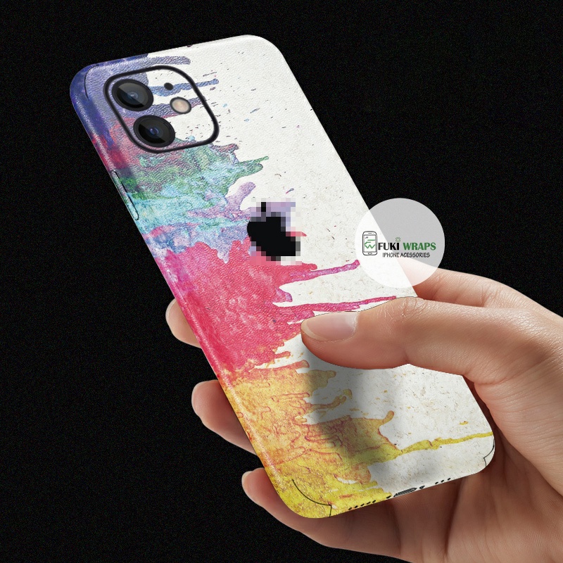 Tấm dán Skin Mặt Sau Nghệ Thuật FULL VIỀN Dành Cho 13prm , 12prm , 11prm , x ,xsm, 7p , ip11 , ip12 , ip13 - FukiShop