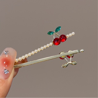 Kẹp Tóc Hình Quả cherry Đính Đá Dễ Thương