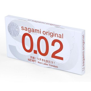Bao cao su Sagami 0.02 siêu mỏng ( hộp 2c)