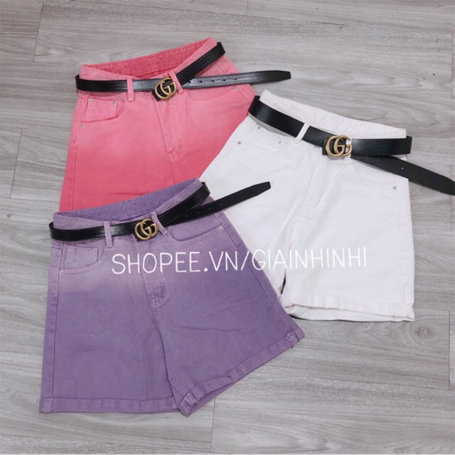 Xả hàng - Quần short bò lửng vải mềm đẹp QS1423 - NhiNhi Shop - Không kèm đai