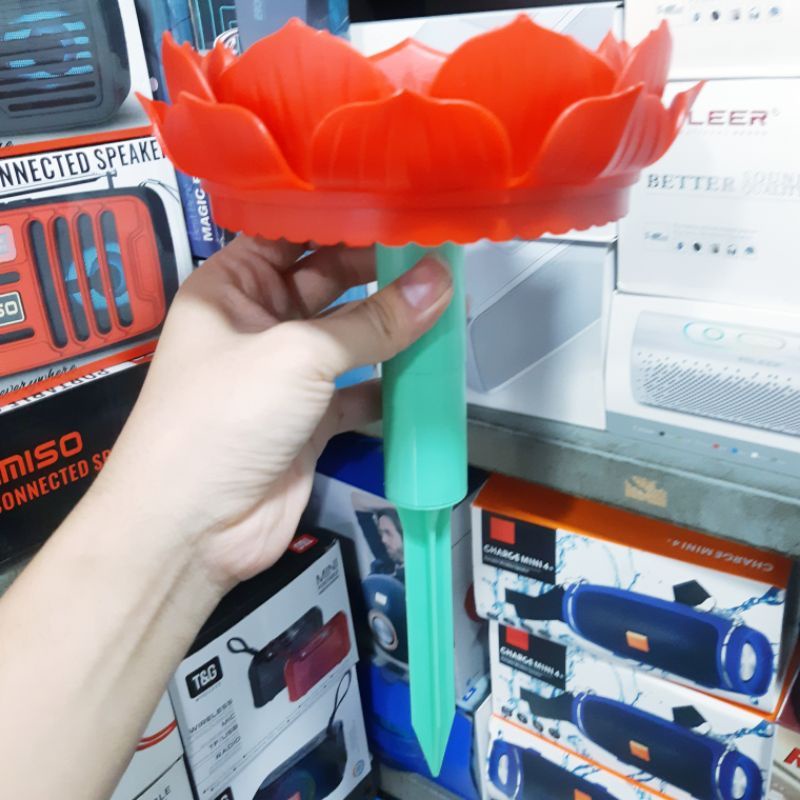 Máy Niệm Phật Hình Hoa Sen Dùng Năng Lượng Mặt Trời